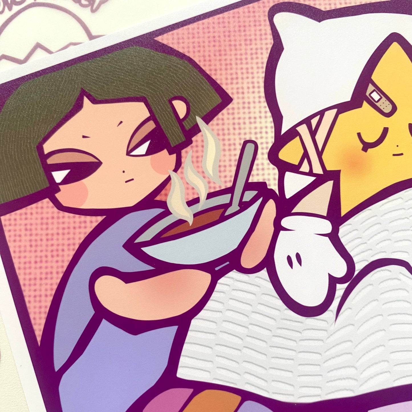 'Star Falling' (Panel 4) Art Print