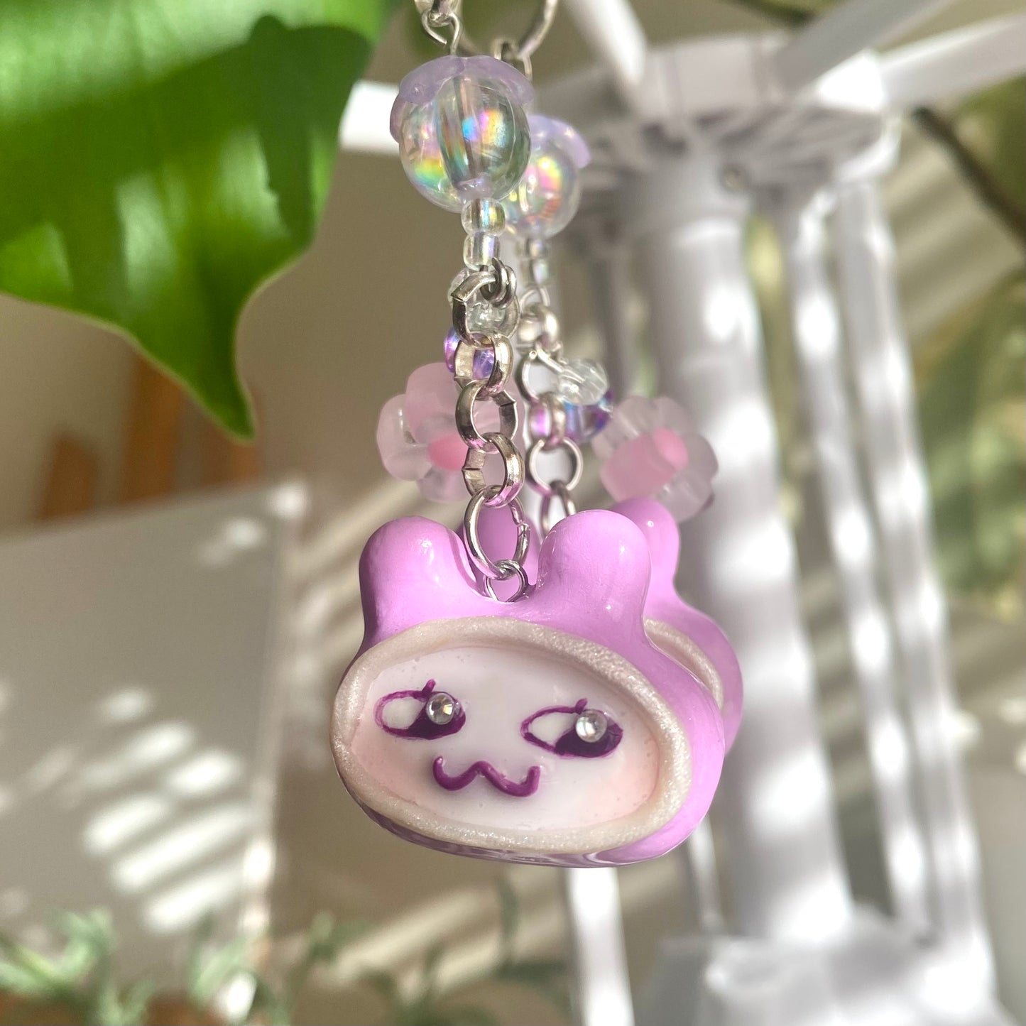 Kepler Moss Polymer Clay Keychain