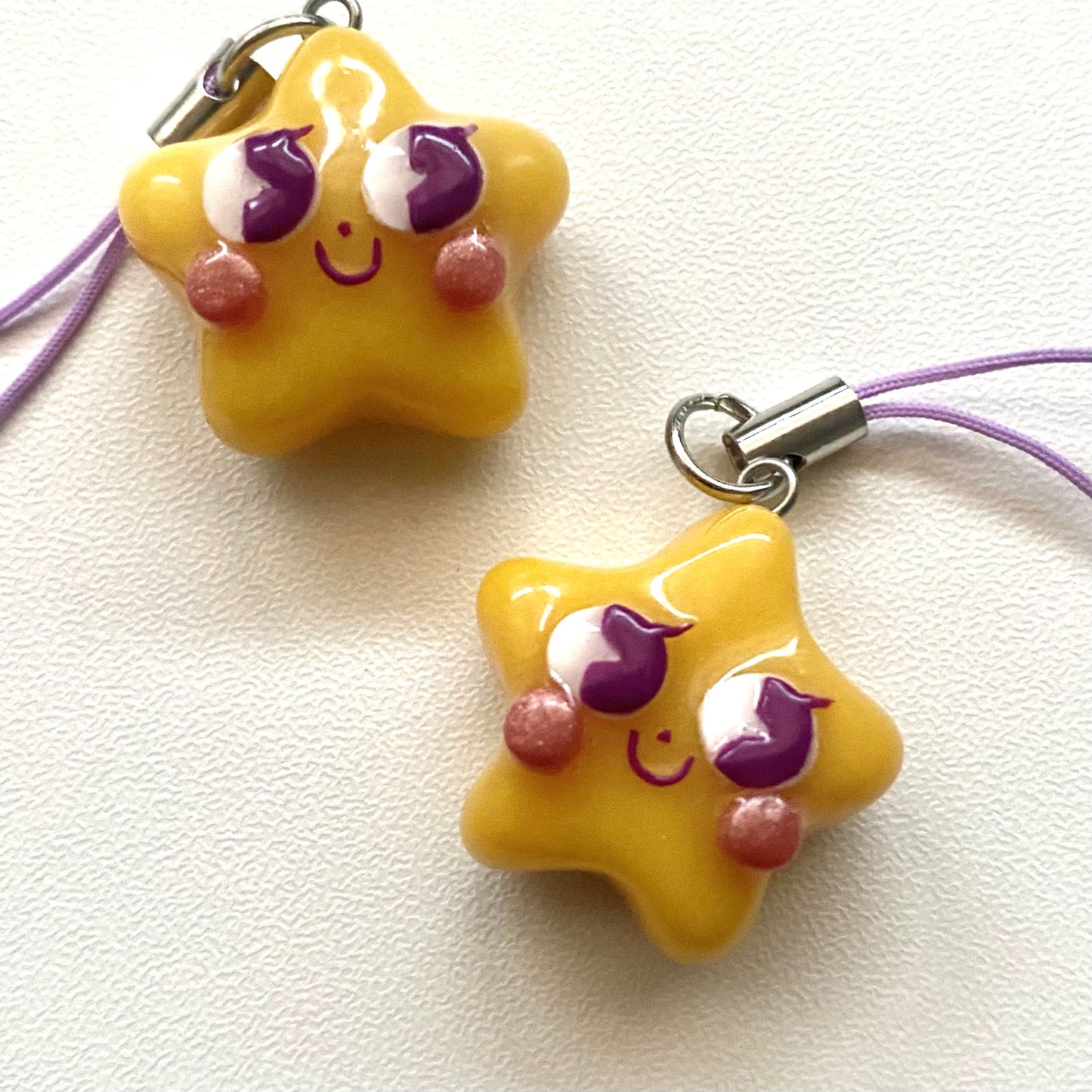 Sweet Dream Star Clay Phone Charm