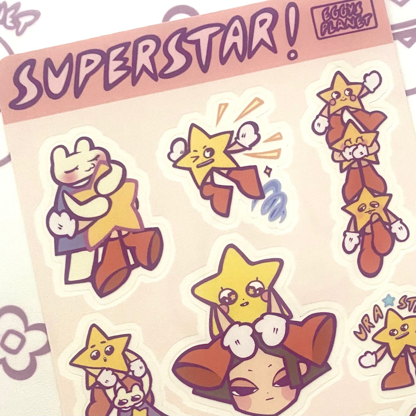 'Superstar!' Sticker Sheet