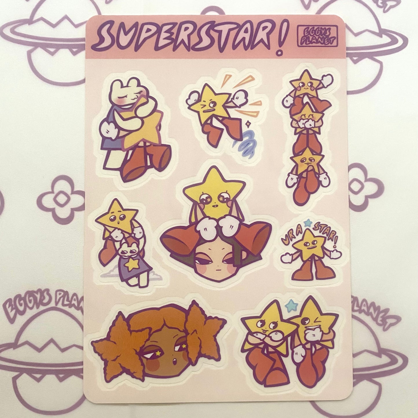 'Superstar!' Sticker Sheet