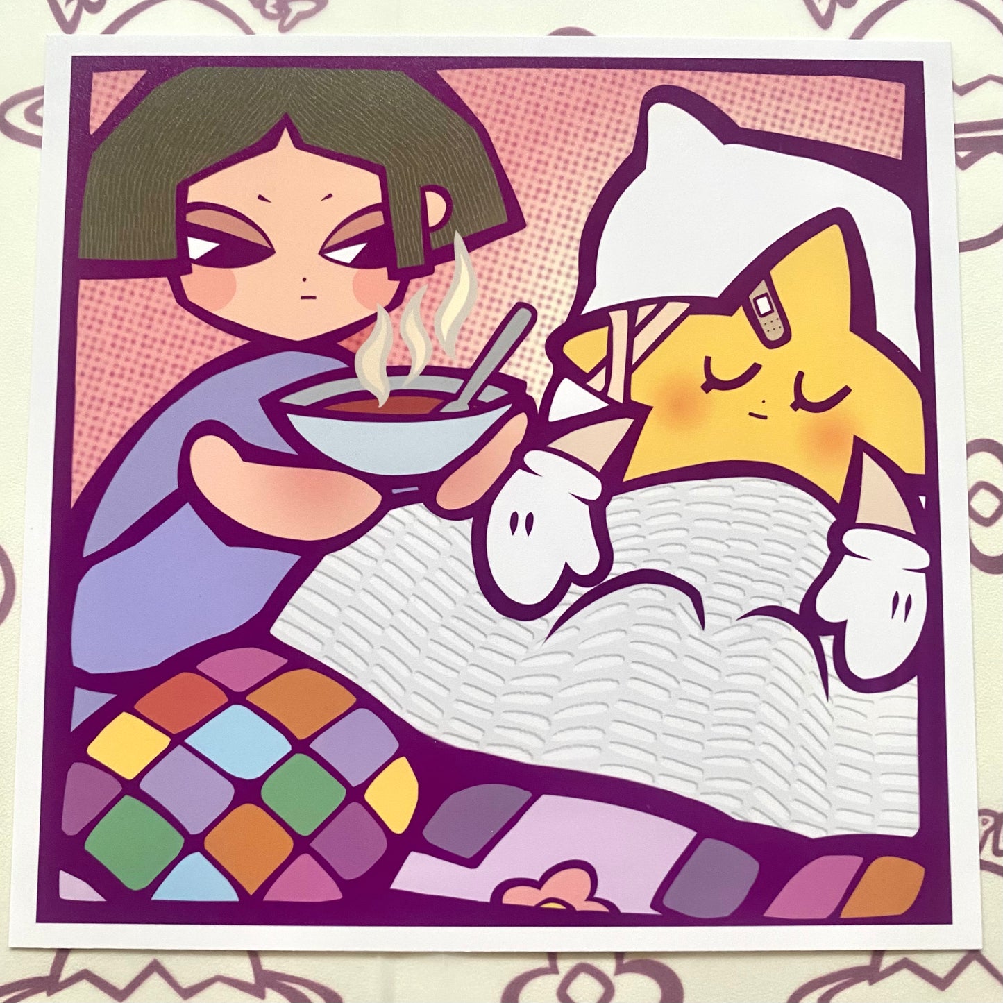 'Star Falling' (Panel 4) Art Print