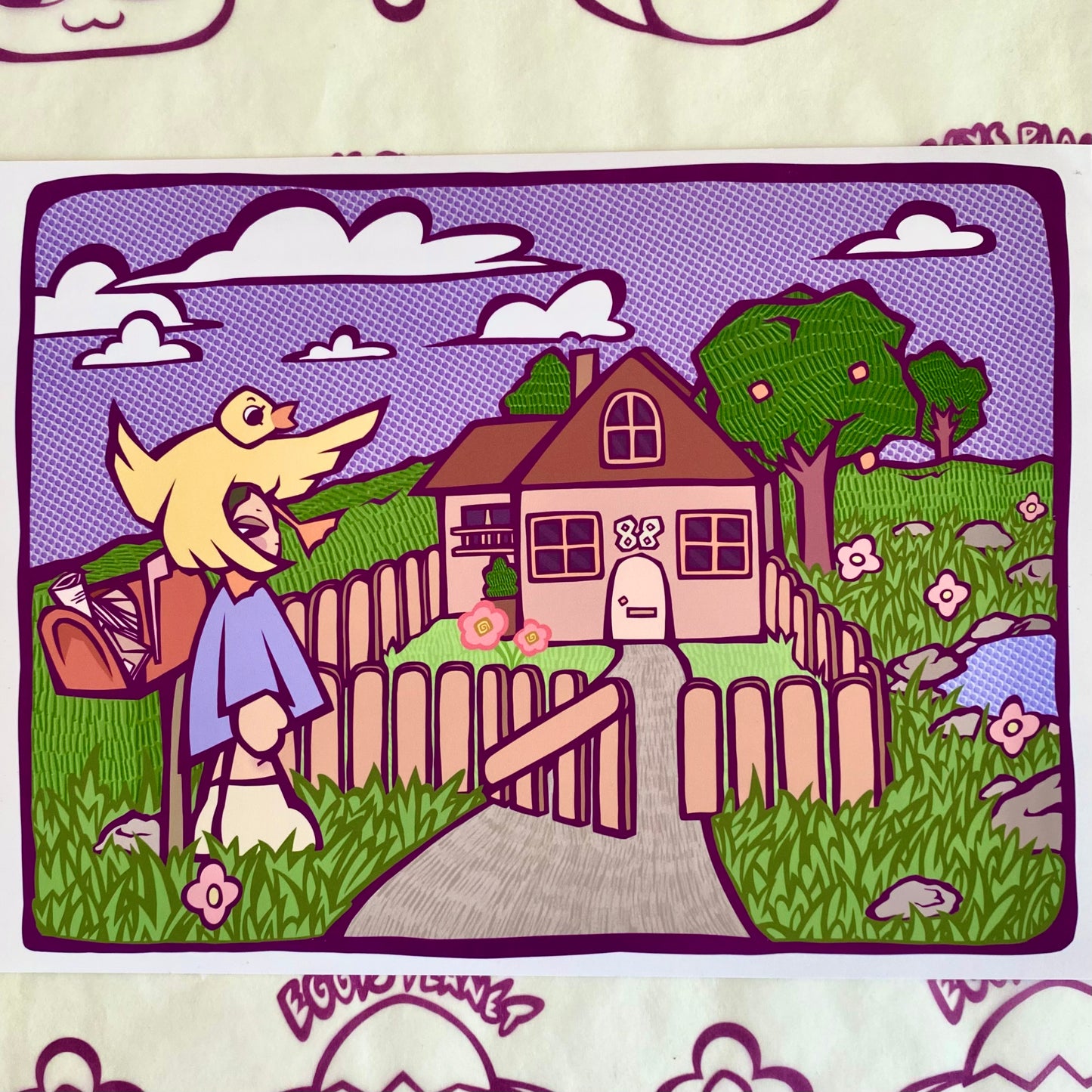 'Wol Wol's House' Art Print