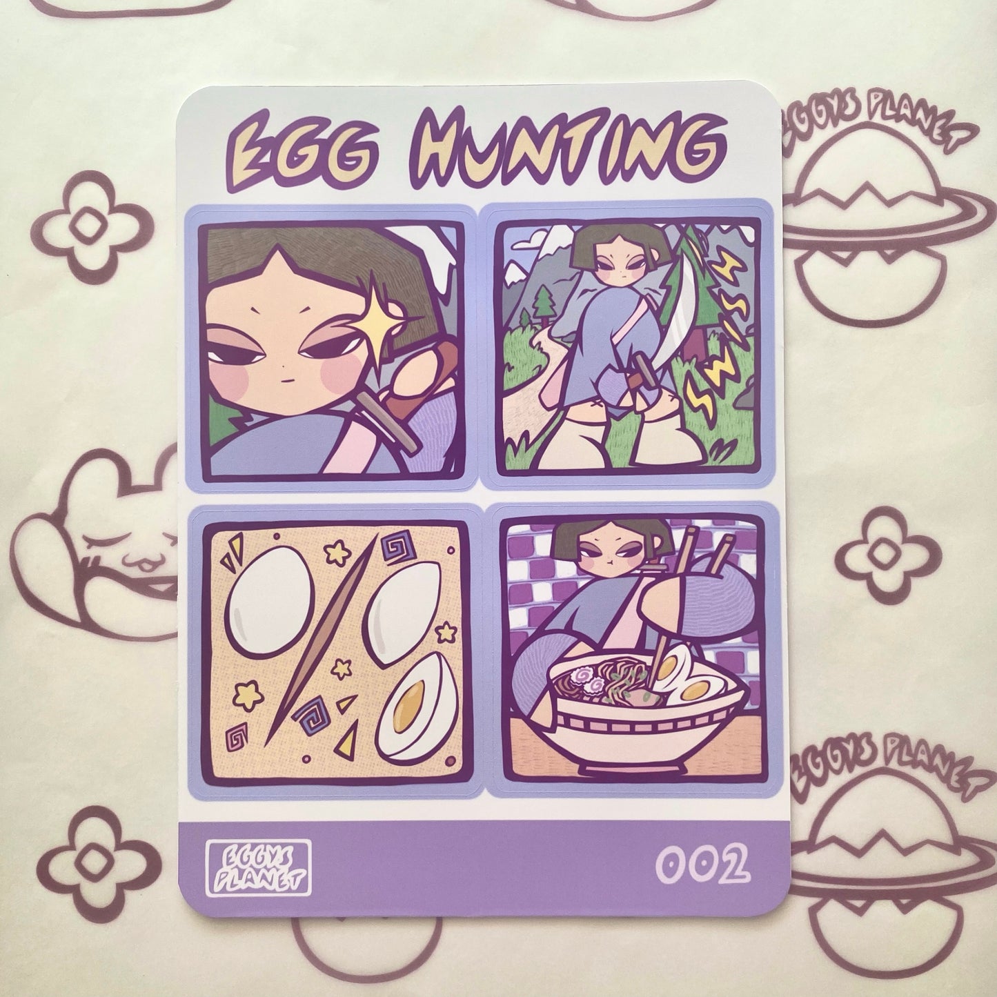 Egg Hunting 002 Sticker Sheet