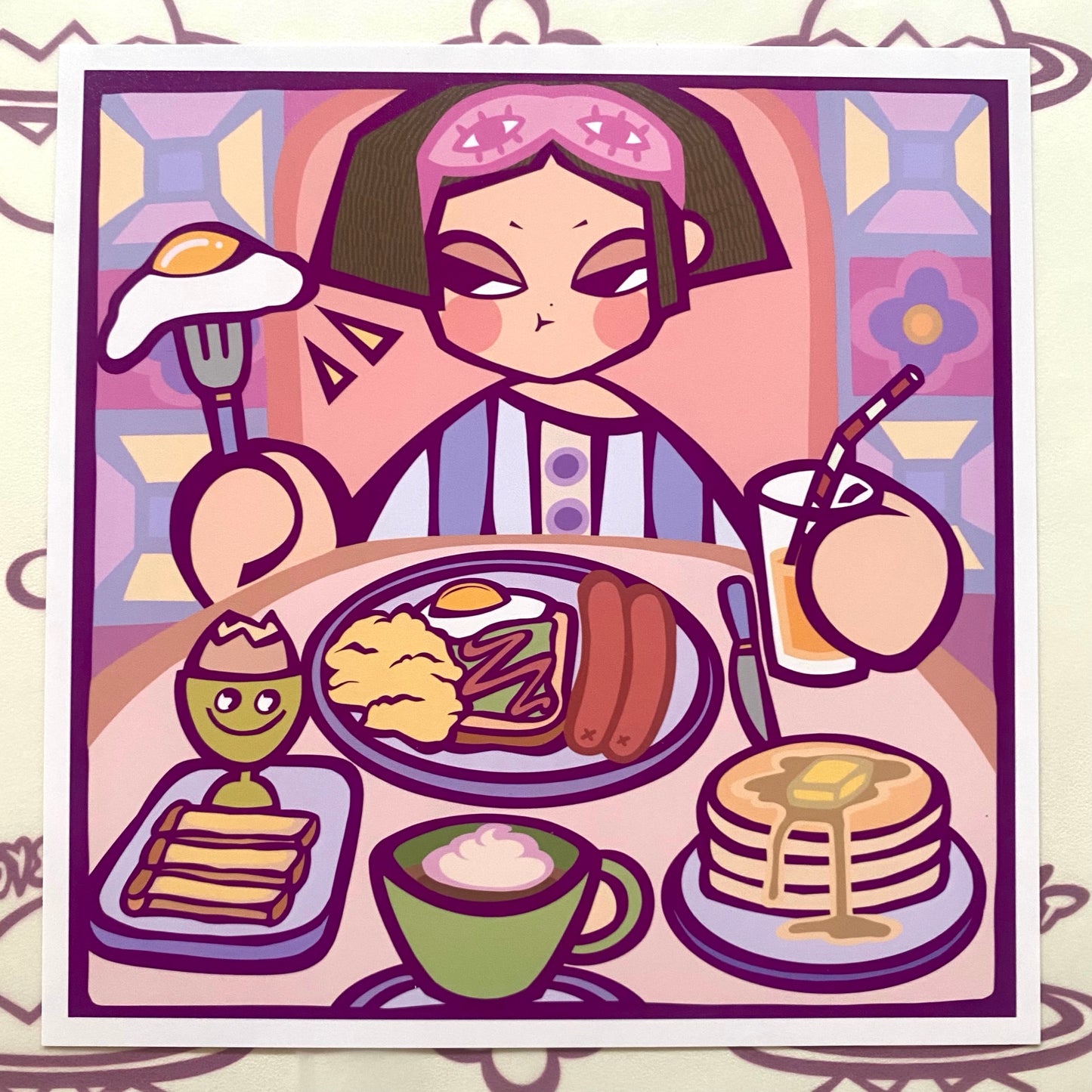 'Early Morning' (Panel 3) Art Print