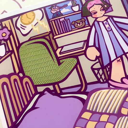 'Early Morning' (Panel 1) Art Print