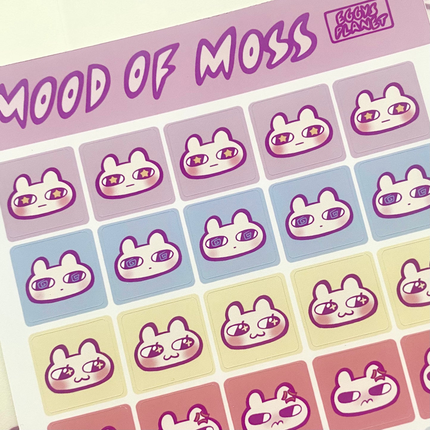 'Mood of Moss' Sticker Sheet