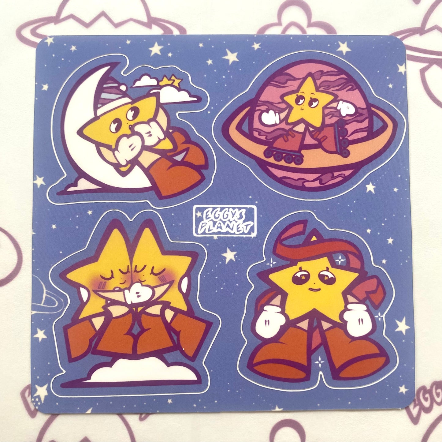 'Dreaming Stars' Sticker Sheet