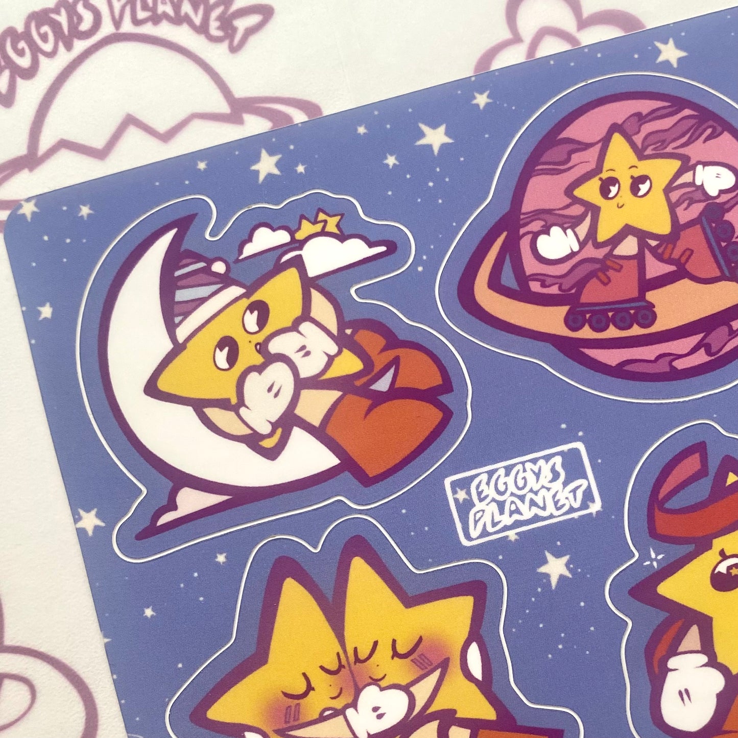 'Dreaming Stars' Sticker Sheet