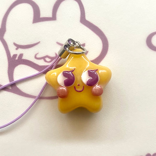Sweet Dream Star Clay Phone Charm