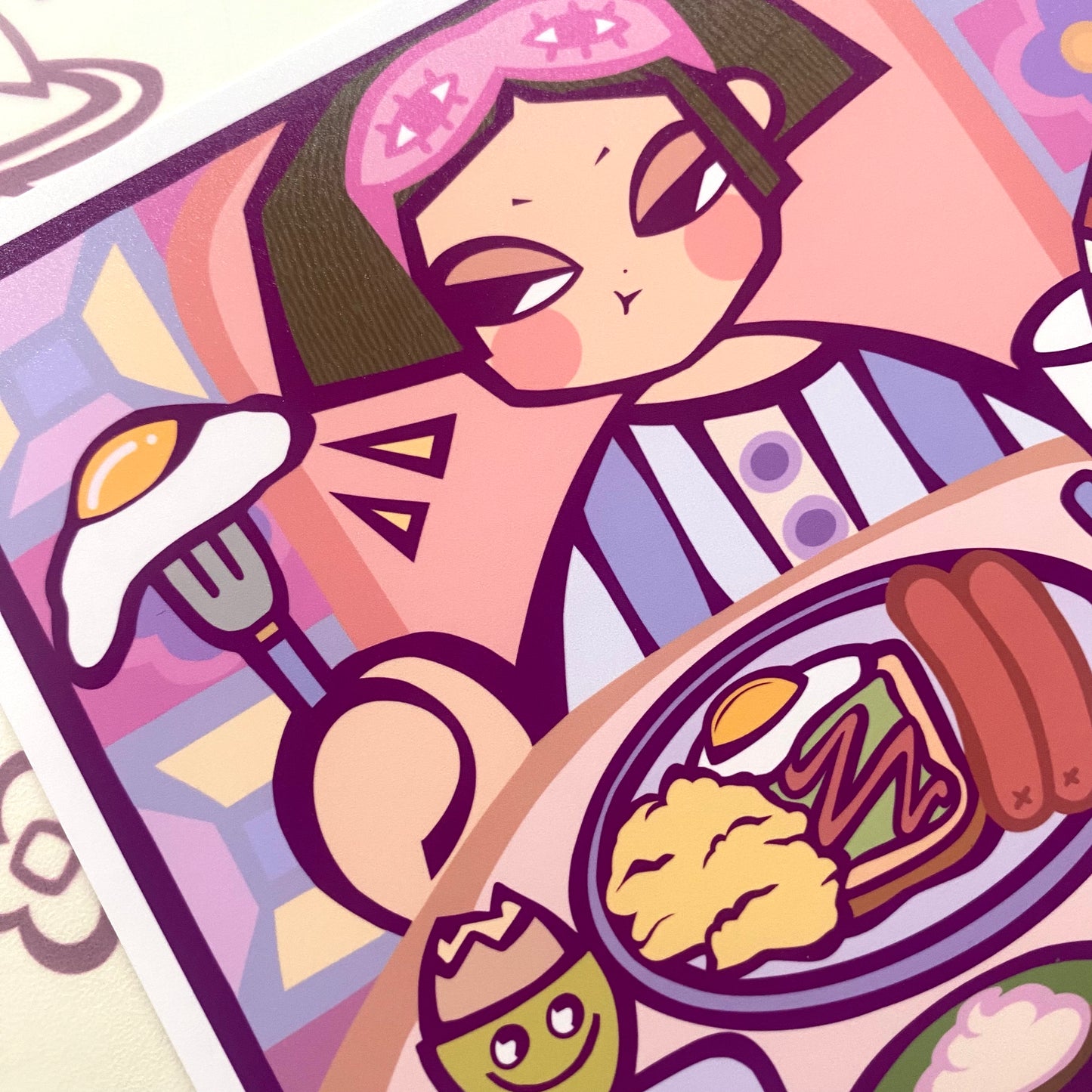 'Early Morning' (Panel 3) Art Print