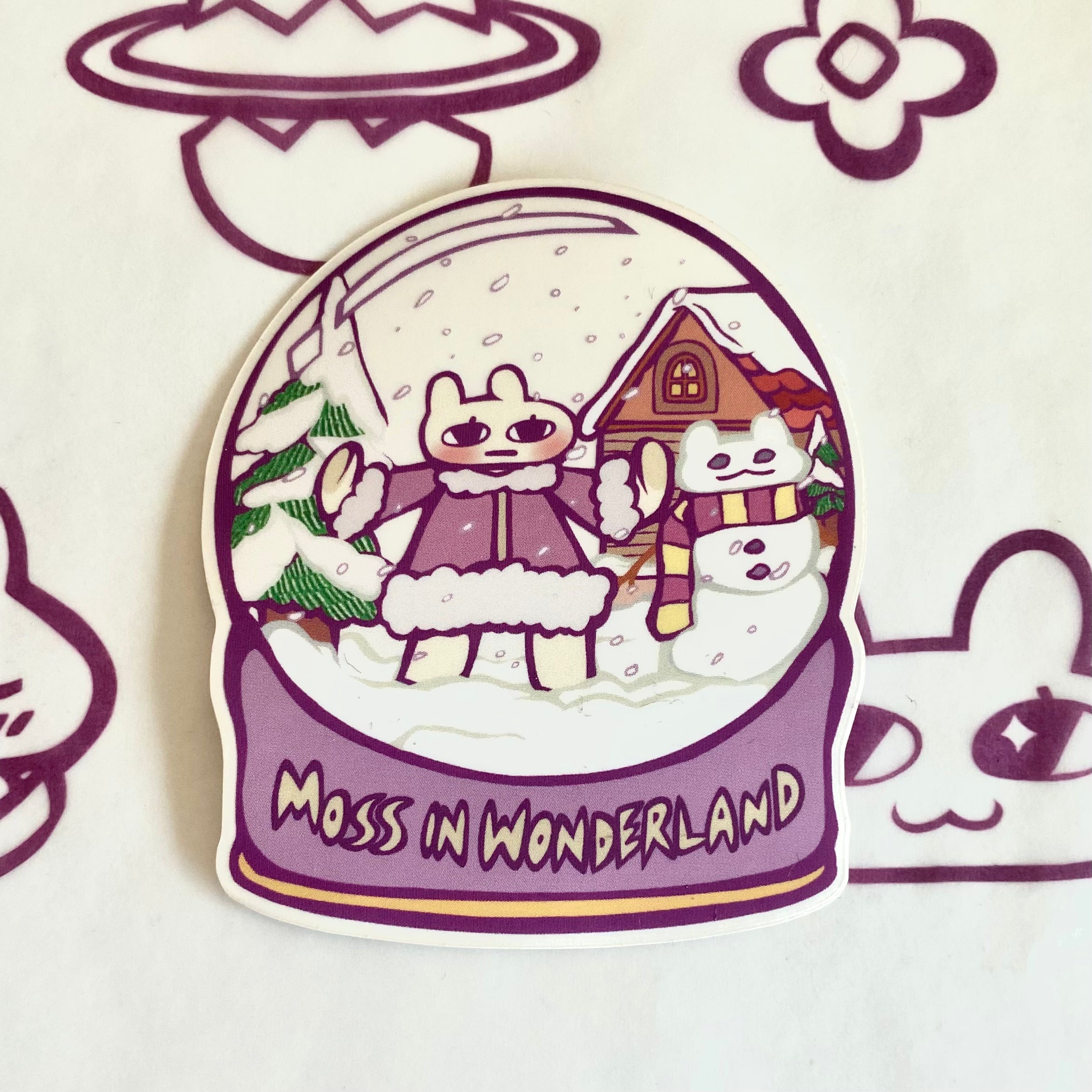 Moss in Wonderland Sticker – Eggys Planet
