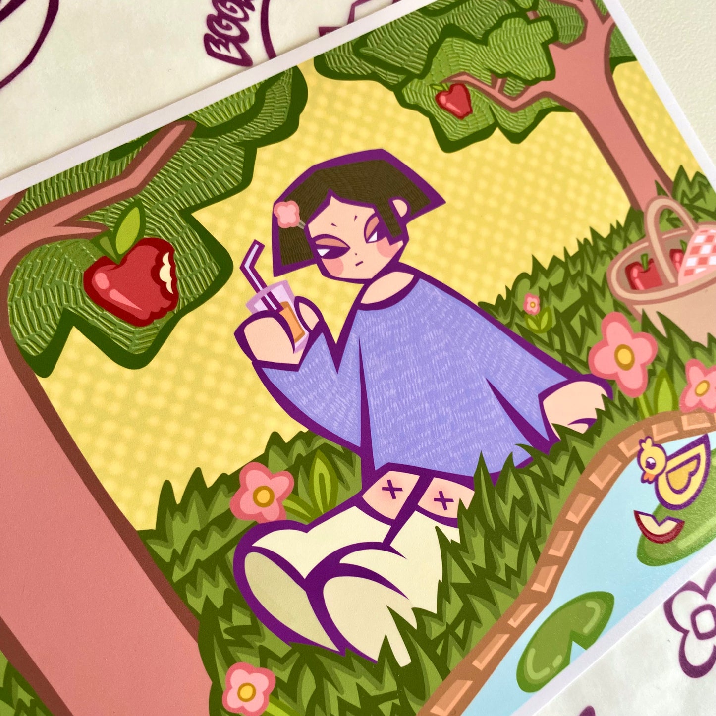 'Duck's Treat' Art Print