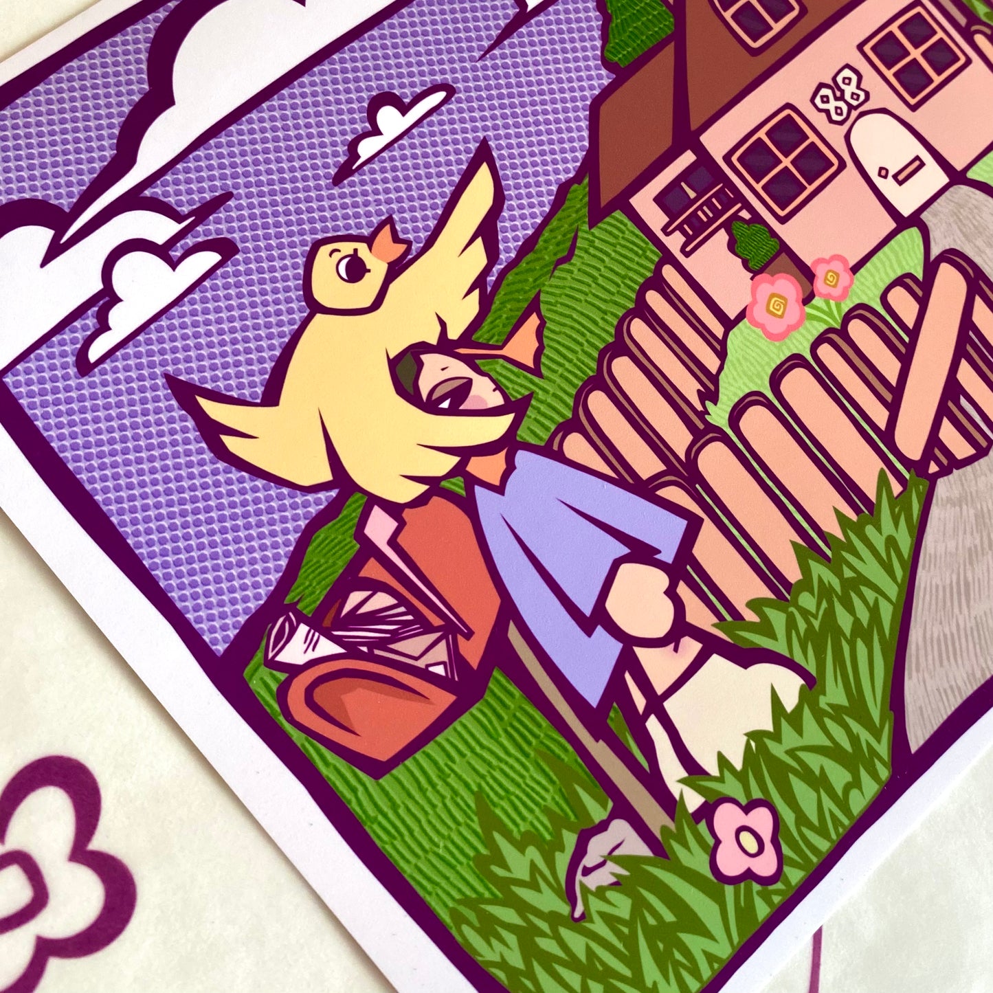 'Wol Wol's House' Art Print