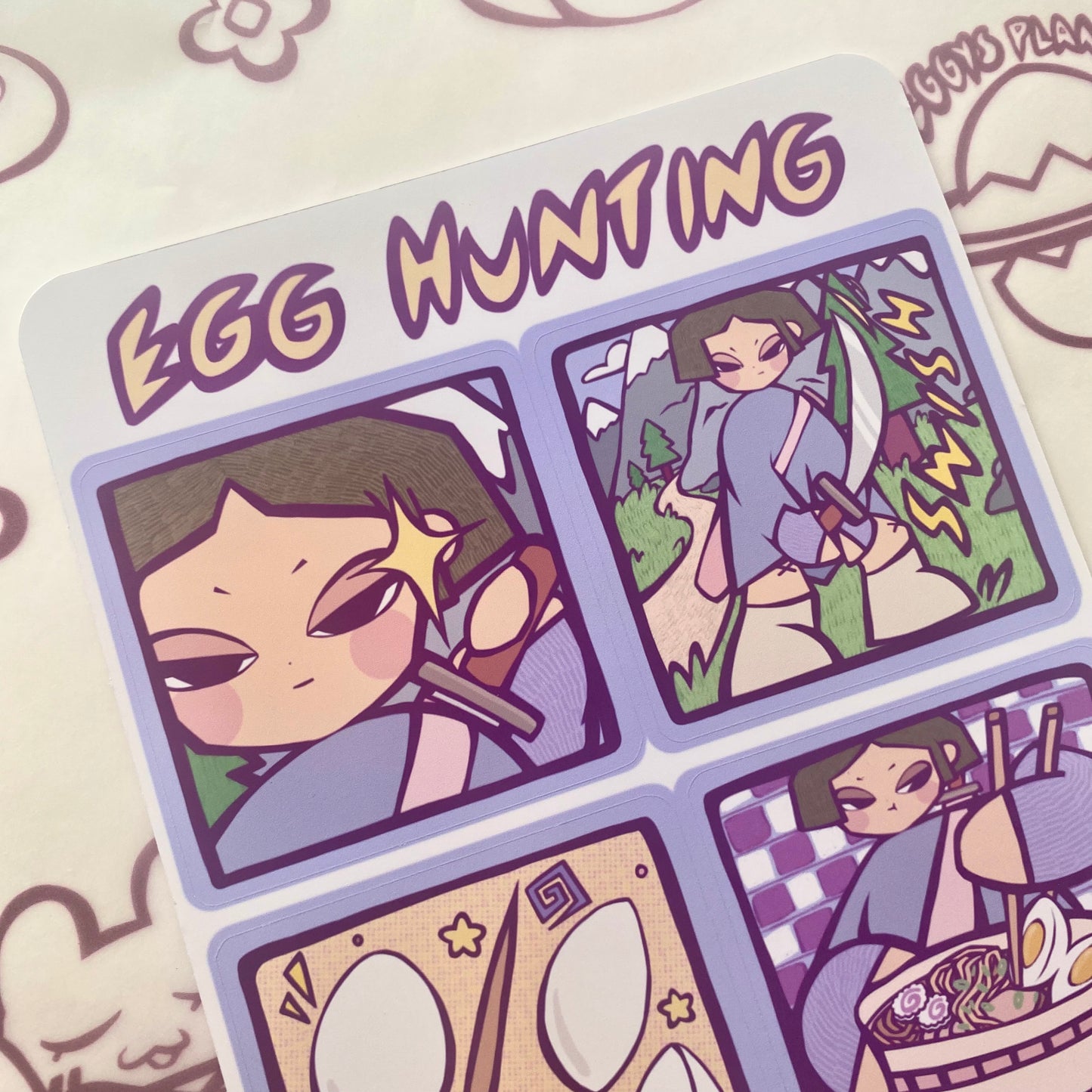 Egg Hunting 002 Sticker Sheet